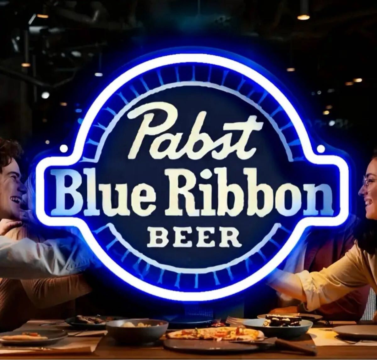  Blue Ribbon neon автограф 8092 LED дисплей интерьер гараж табличка неоновый свет смешанные товары american BAR модный орнамент пиво 