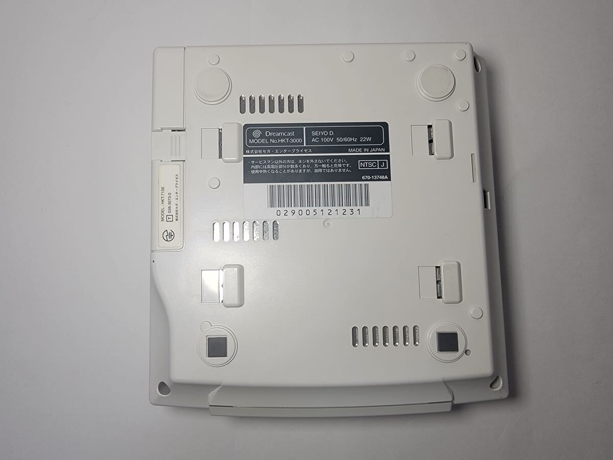 SEGA ドリームキャスト HKT-3000 本体　通電確認済み　ジャンク_画像8