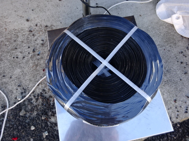 激安・新品・国産☆2巻セット/黒色/ハウスバンド★100芯 300M 4.9Kg_画像3