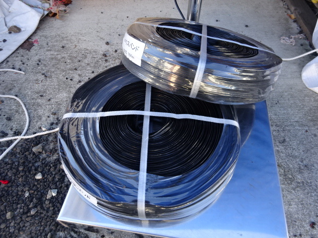 激安・新品・国産☆2巻セット/黒色/ハウスバンド★100芯 300M 4.9Kg_画像4