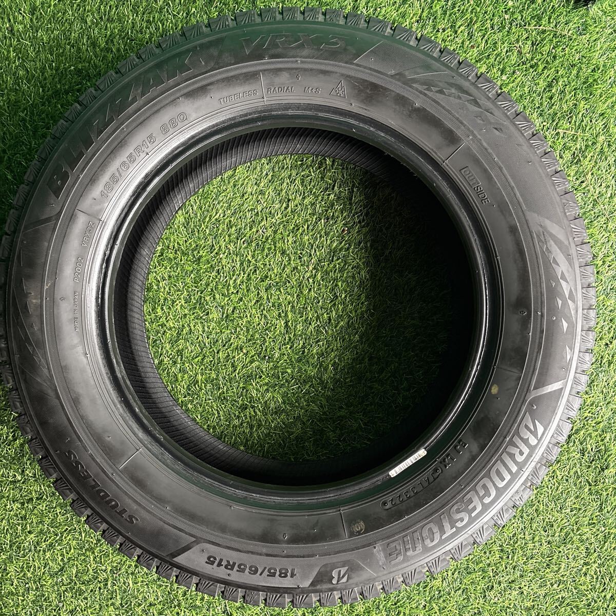 185/65R15／2022年製／BRIDGESTONE BLIZZAK VRX3／4本送料無料です！_画像10