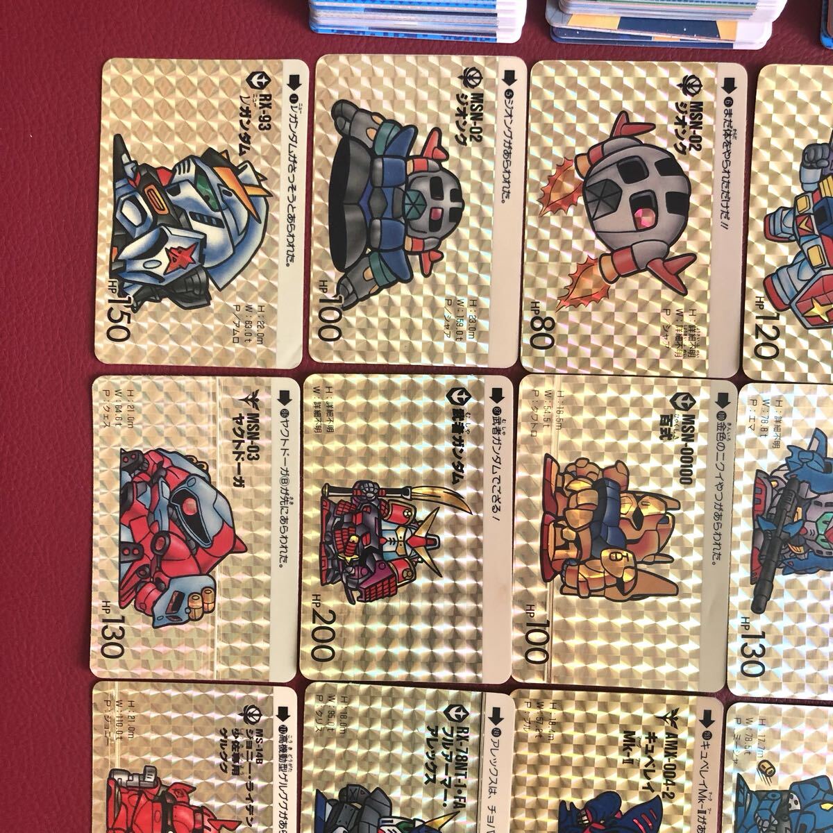 SDガンダム　カードダス　1988年　当時物　スーパーディフォルメ　ガンダムワールド　キラ　ノーマル美品　SD戦国伝_画像4