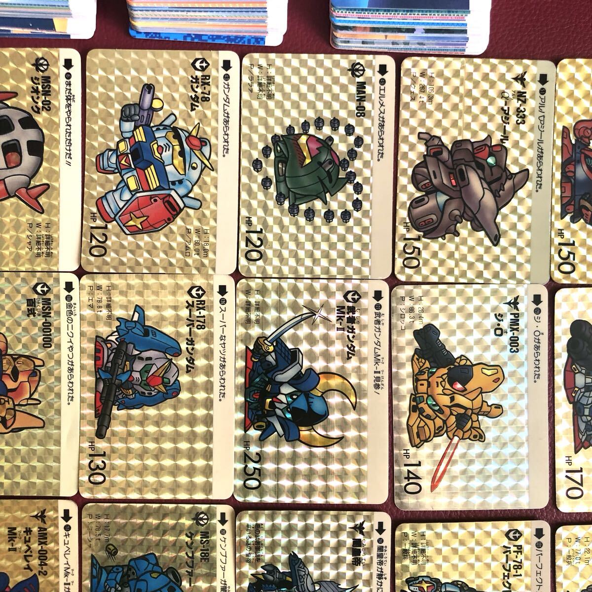 SDガンダム　カードダス　1988年　当時物　スーパーディフォルメ　ガンダムワールド　キラ　ノーマル美品　SD戦国伝_画像5