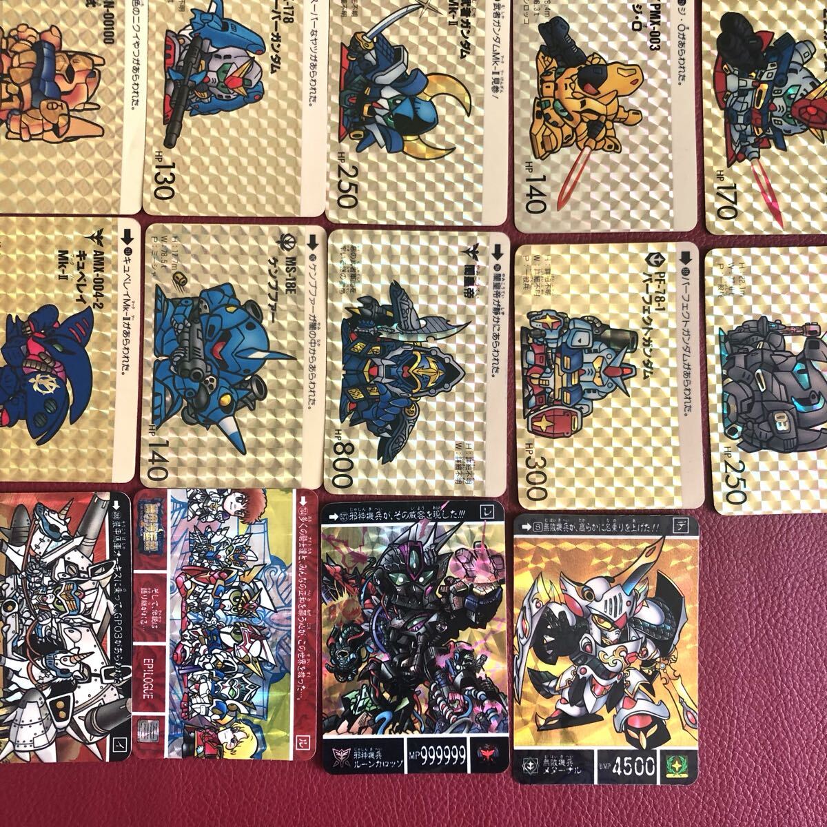 SDガンダム　カードダス　1988年　当時物　スーパーディフォルメ　ガンダムワールド　キラ　ノーマル美品　SD戦国伝_画像8