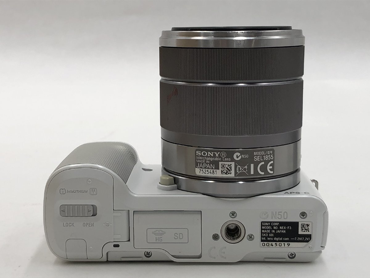 !^[SONY Sony ] беззеркальный однообъективный зеркальный камера NEX-F3 1117 8