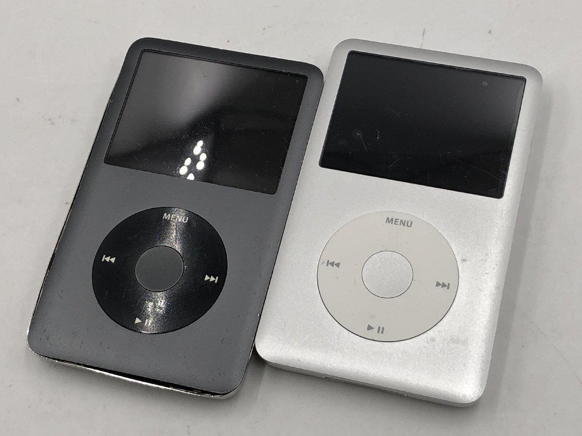 ♪▲【Apple アップル】iPod Classic MC297J MC293J 160GB 2点セット まとめ売り 1126 9_画像1