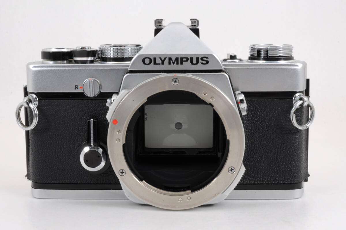 動作品 オリンパス OLYMPUS OM-1 ボディ シルバー MF 一眼レフ フィルムカメラ 管WW149_画像2