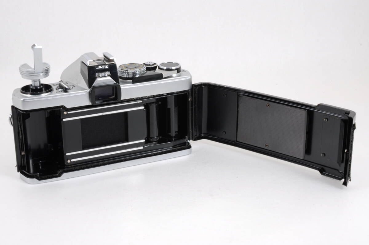 動作品 オリンパス OLYMPUS OM-1 ボディ シルバー MF 一眼レフ フィルムカメラ 管WW149_画像8