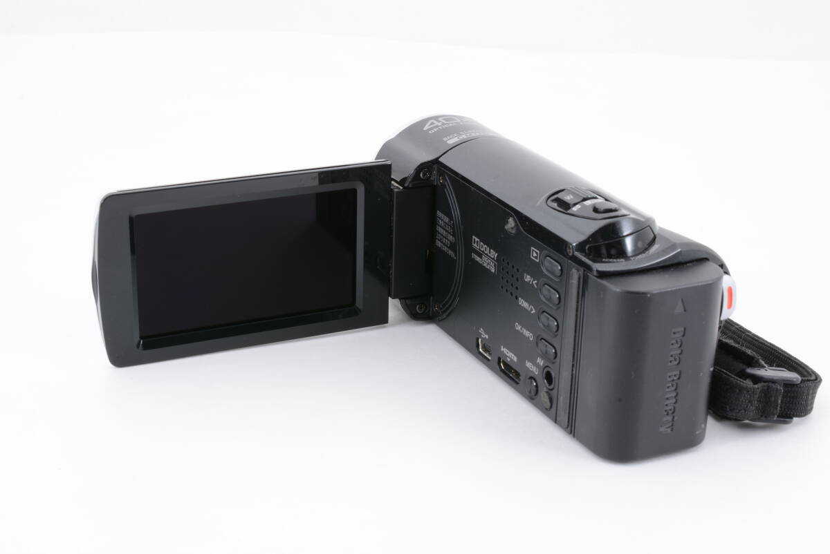 動作品 JVC ケンウッド KENWOOD Everio GZ-E100-B エブリオ 黒 ブラック デジタルビデオカメラ 管MM3326_画像7
