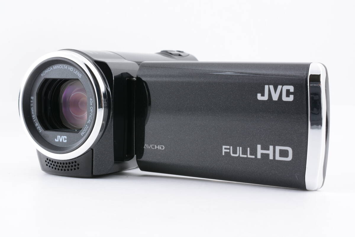 動作品 JVC ケンウッド KENWOOD Everio GZ-E100-B エブリオ 黒 ブラック デジタルビデオカメラ 管MM3326_画像1