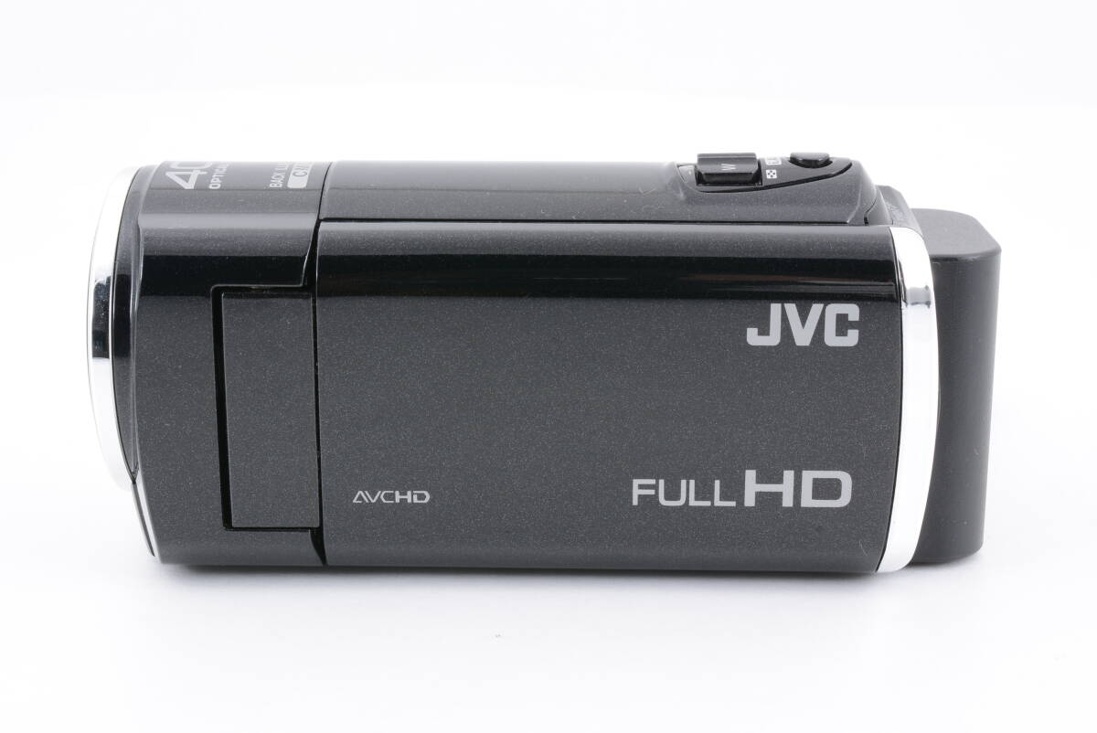 動作品 JVC ケンウッド KENWOOD Everio GZ-E100-B エブリオ 黒 ブラック デジタルビデオカメラ 管MM3326_画像3