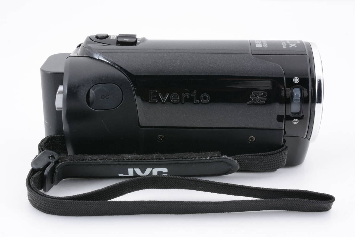 動作品 JVC ケンウッド KENWOOD Everio GZ-E100-B エブリオ 黒 ブラック デジタルビデオカメラ 管MM3326_画像4