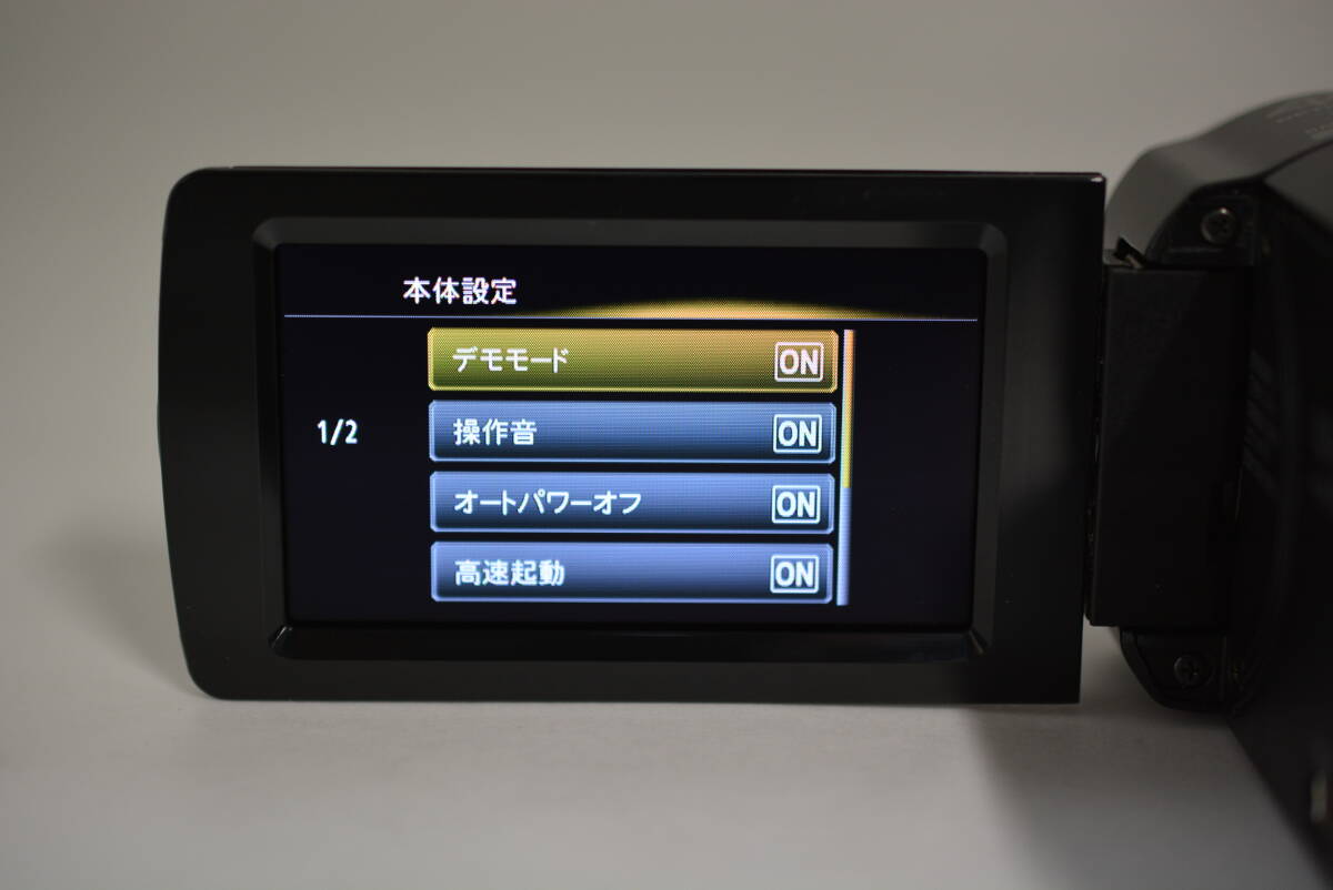 動作品 JVC ケンウッド KENWOOD Everio GZ-E100-B エブリオ 黒 ブラック デジタルビデオカメラ 管MM3326_画像9