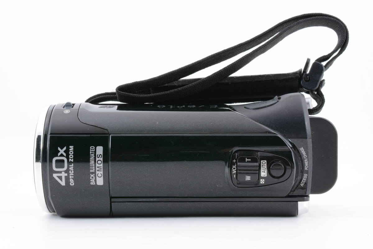 動作品 JVC ケンウッド KENWOOD Everio GZ-E100-B エブリオ 黒 ブラック デジタルビデオカメラ 管MM3326_画像5