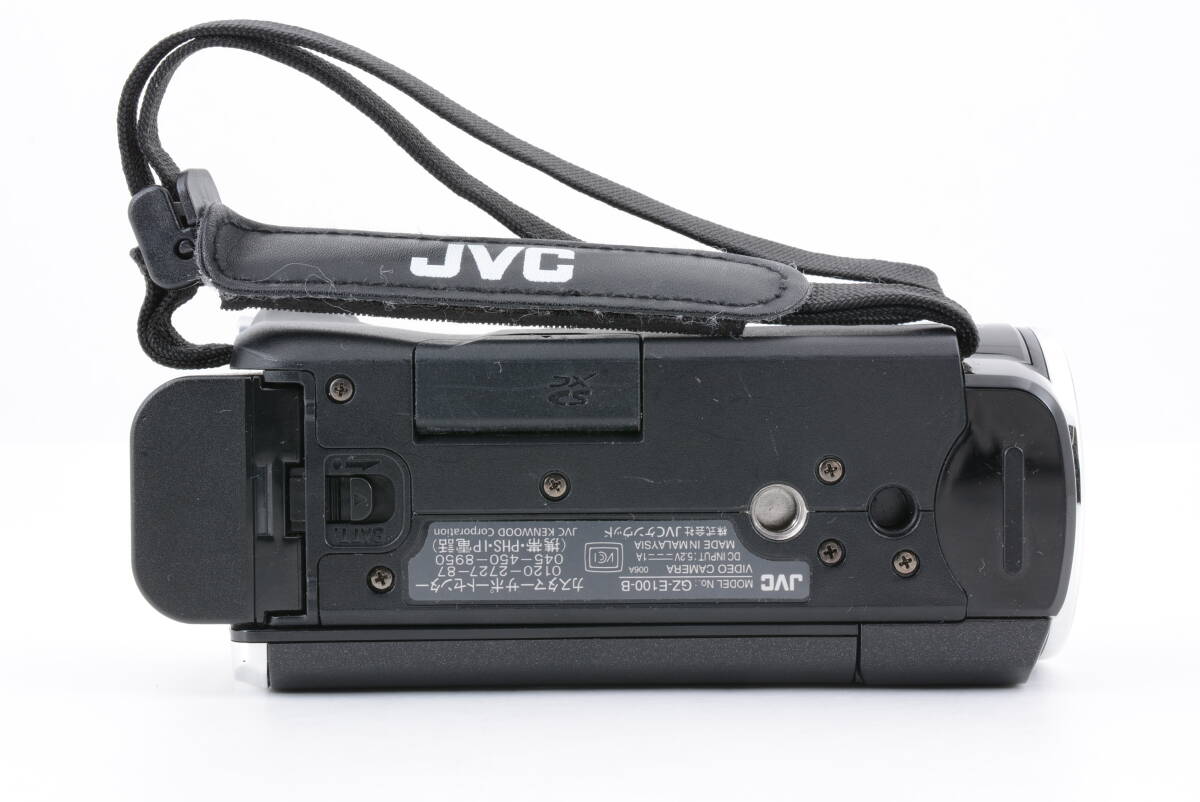 動作品 JVC ケンウッド KENWOOD Everio GZ-E100-B エブリオ 黒 ブラック デジタルビデオカメラ 管MM3326_画像6