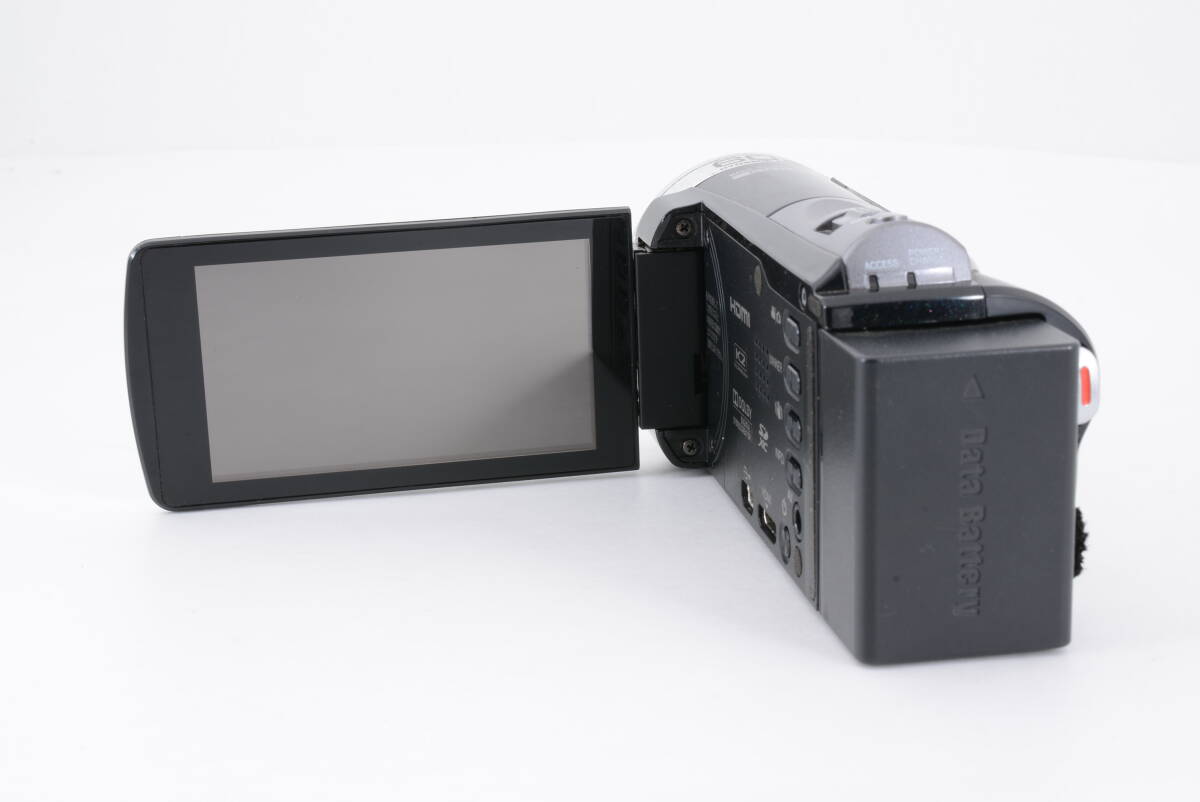 動作品 JVC ケンウッド KENWOOD Everio GZ-HM155-B エブリオ 黒 ブラック デジタルビデオカメラ 充電ケーブル付 管MM3327_画像7