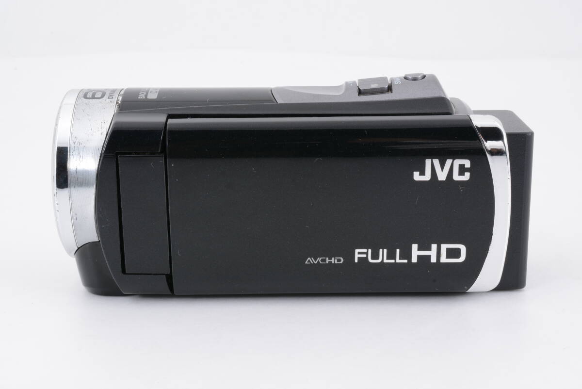 動作品 JVC ケンウッド KENWOOD Everio GZ-HM155-B エブリオ 黒 ブラック デジタルビデオカメラ 充電ケーブル付 管MM3327_画像3