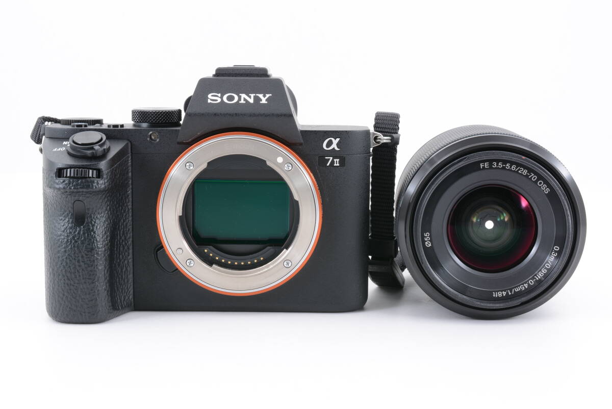  shutter частота 830 раз рабочий товар Sony SONY α7II ILCE-7M2 линзы 28-70mm E беззеркальный однообъективный камера коробка руководство пользователя зарядка кабель есть труба 80MM3332