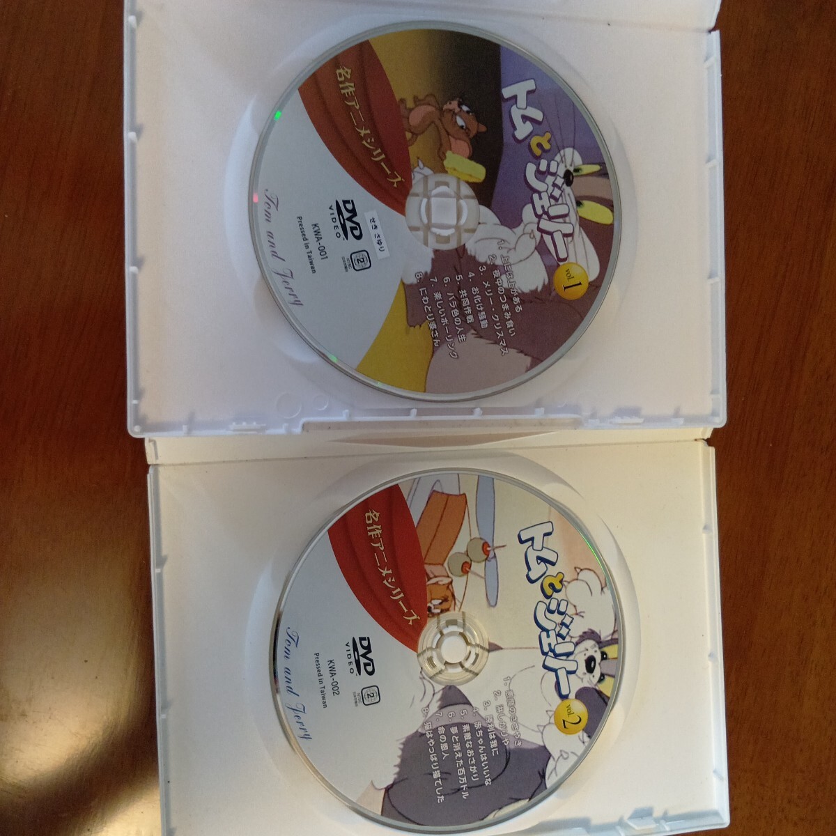 トムとジェリー DVD vol.1 vol.2 ２枚セット 日本語吹替収録版 TOM and JERRY 名作アニメシリーズの画像2