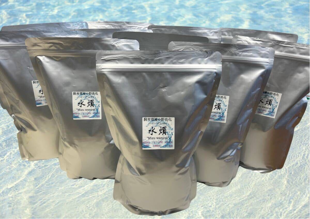 水煩 Mizuwazurai モンモリロナイト粉末 ２㎏ /金魚.玉サバ.らんちゅう.錦鯉へ_画像2