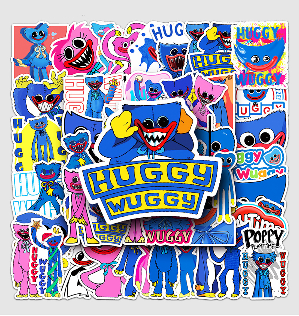 ポピープレイタイム ステッカー 50枚セット PVC 防水 シール 大量 ハギーワギー ホラー ゲーム Poppy Playtime_画像7