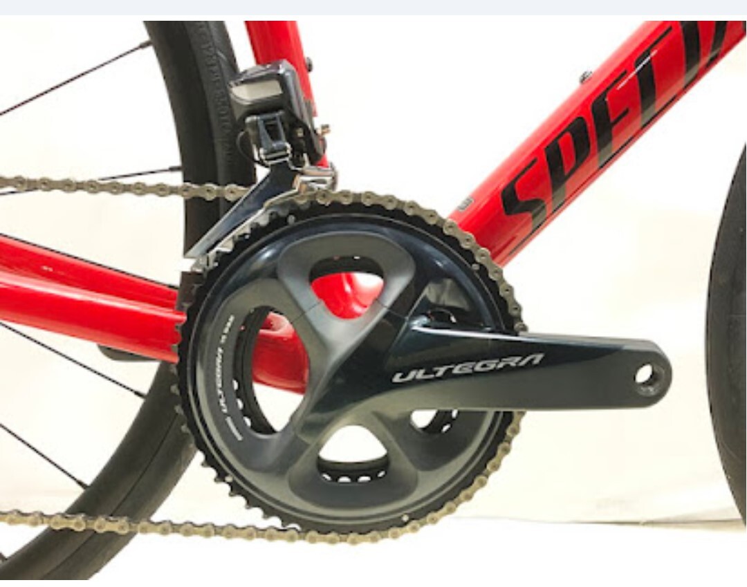 SPECIALIZEDターマックSL6スポーツ DISC 2022年 ULTEGRA/105 MIX カスタム Di2 52 size レッド_画像2
