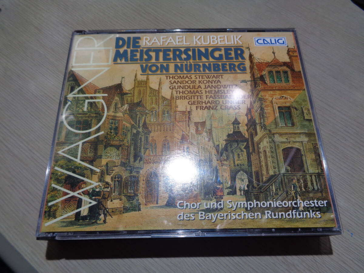 ラファエル・クーベリック,RAFAEL KUBELIK,BAYERISCHEN RUNDFUNKS/WAGNER:DIE MEISTERSINGER VON NURNBERG(CALIG:CAL 50971-74 MINT 4CDs_画像1