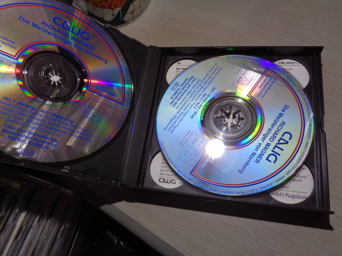 ラファエル・クーベリック,RAFAEL KUBELIK,BAYERISCHEN RUNDFUNKS/WAGNER:DIE MEISTERSINGER VON NURNBERG(CALIG:CAL 50971-74 MINT 4CDs_画像2