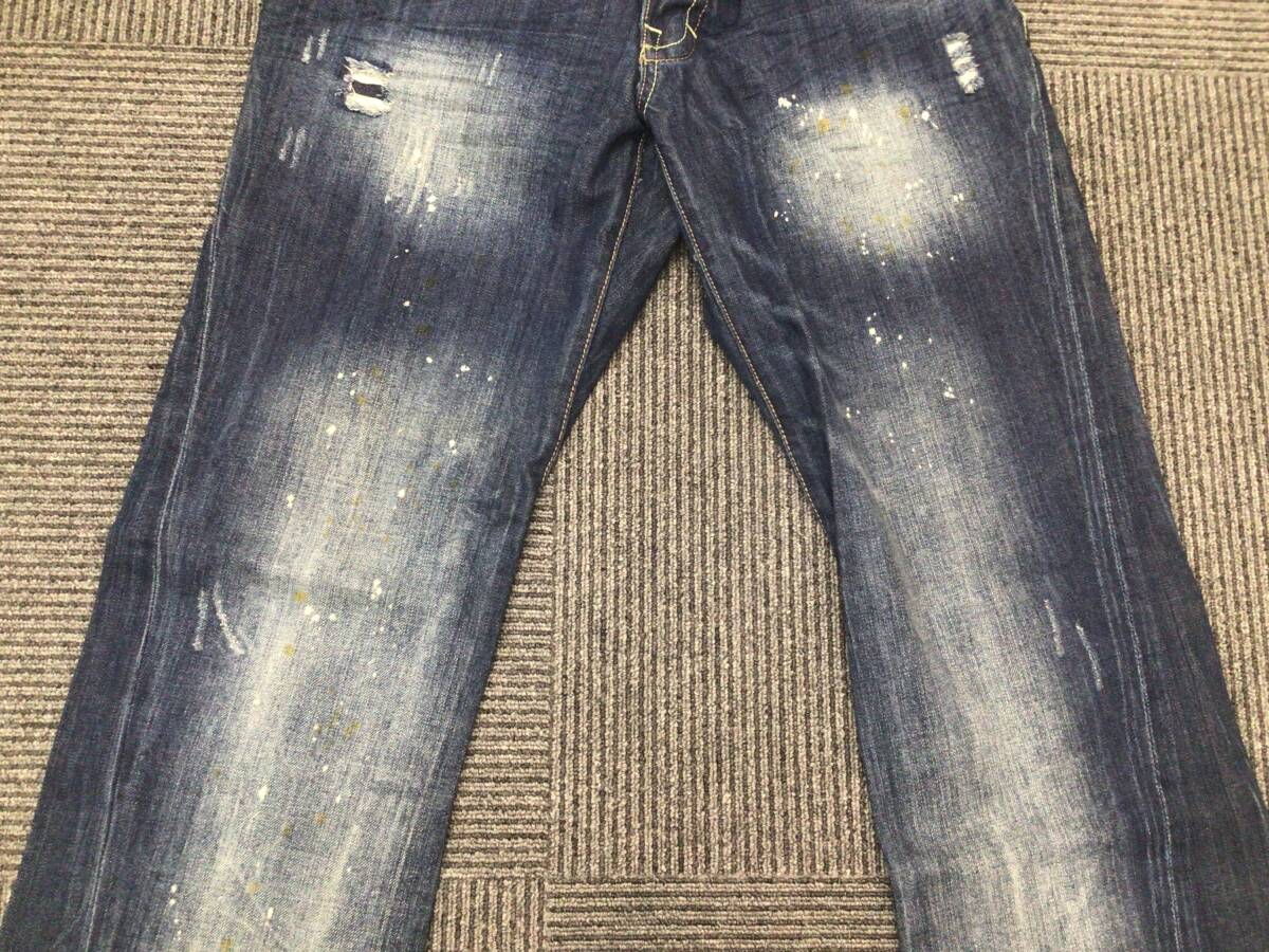 5437■Dsquared2 ディースク ディースクエアード size44 デニム ジーパン ズボン パンツ デザインジーンズ メンズ_画像4