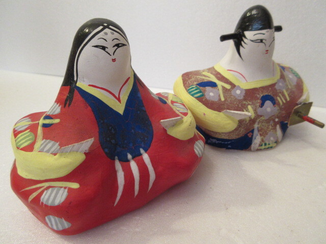 【壽】三春張子 内裏雛 福島県郷土玩具 民芸品 雛祭 雛人形_画像2