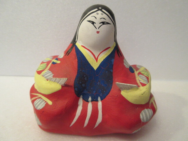 【壽】三春張子 内裏雛 福島県郷土玩具 民芸品 雛祭 雛人形_画像6