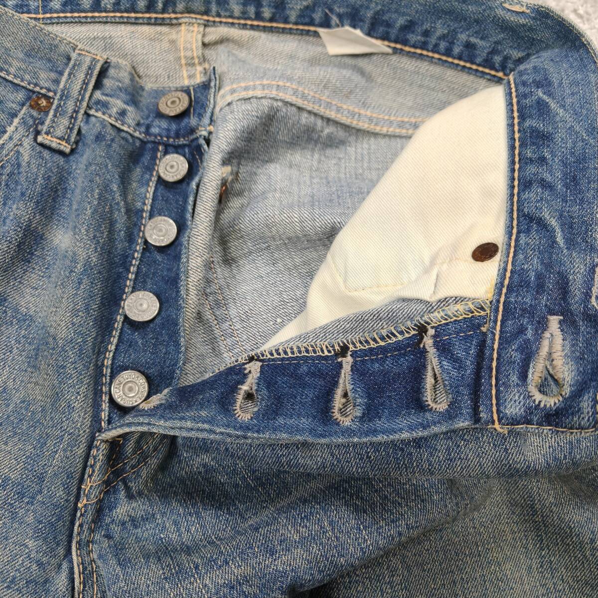 SUGAR CANE Denim брюки джинсы красный уголок cell bijiLot1947 W30 x L34hige сетка (желудок) цвет .. Sugar Cane 