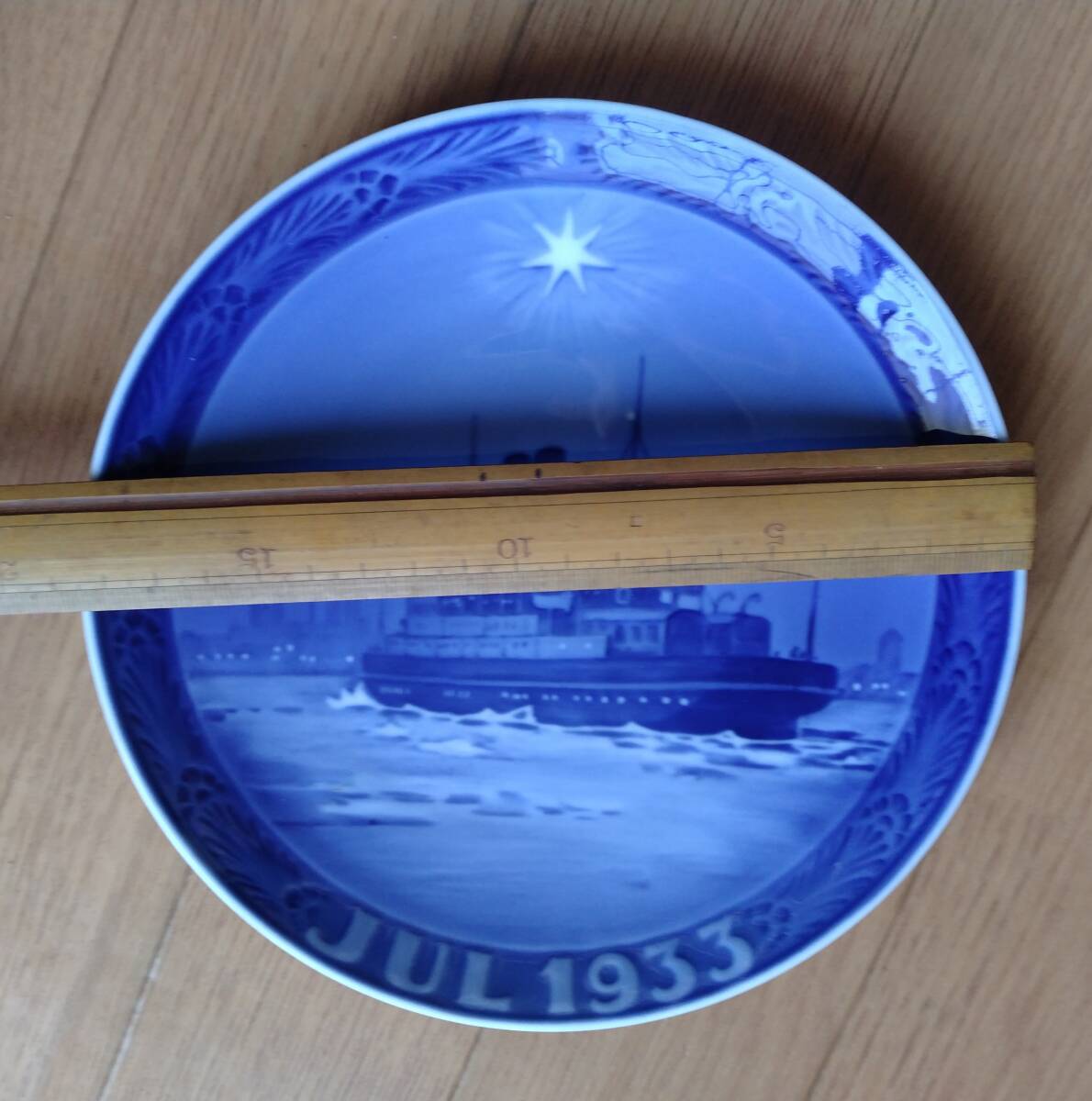 14@ 1933年 ロイヤルコペンハーゲン イヤープレート_画像4