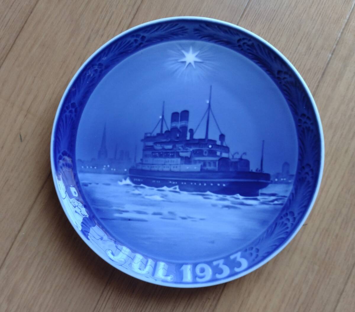 14@ 1933年 ロイヤルコペンハーゲン イヤープレート_画像1