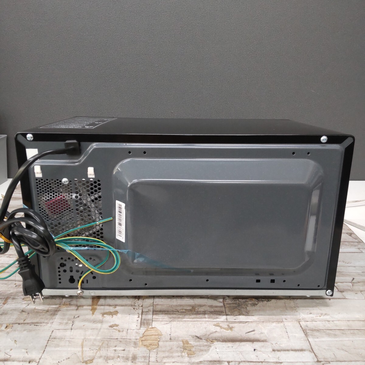 0711k2003 KOIZUMI 電子レンジ KRD-1701/K6 ブラック 2025年製 訳有り品_画像4