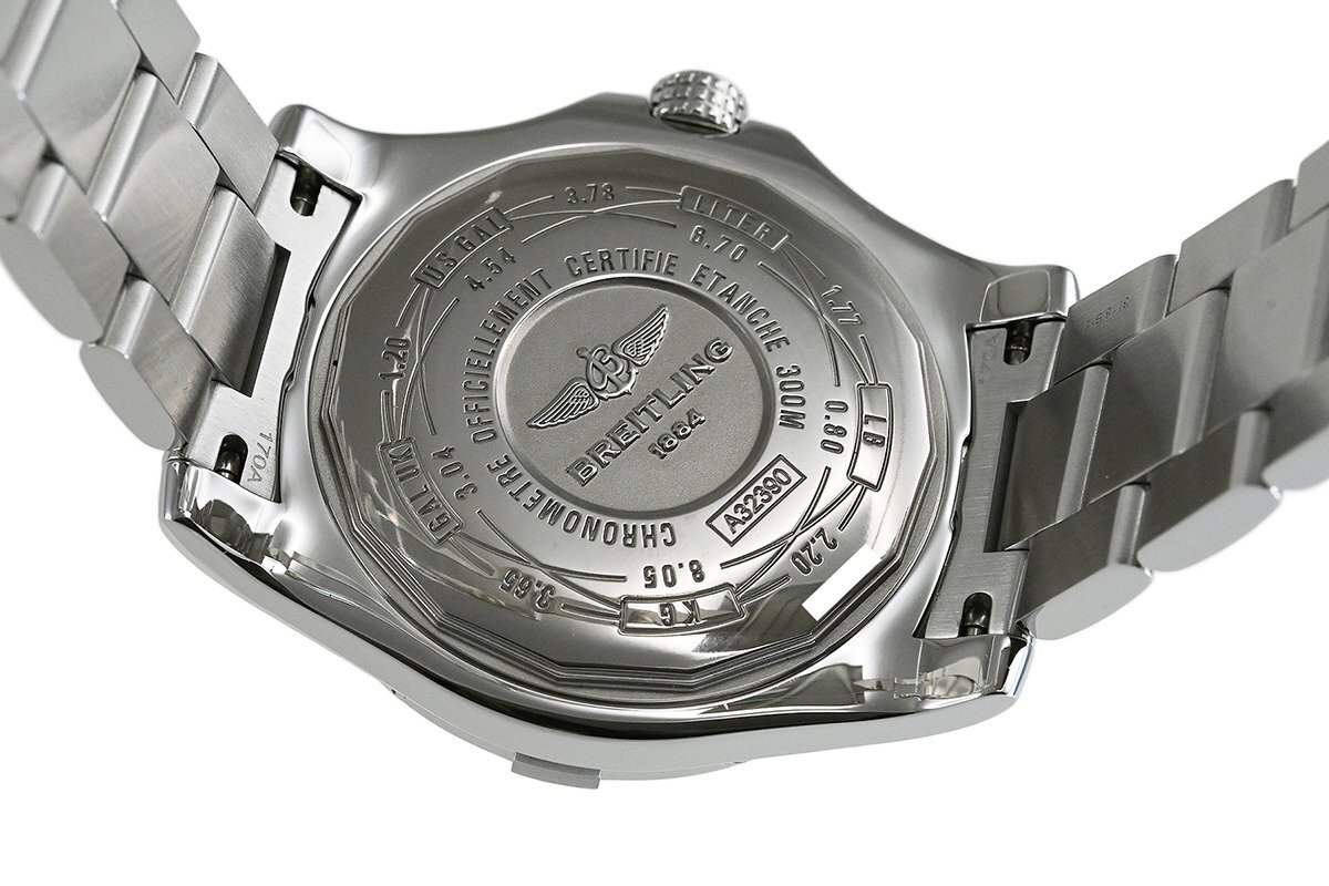 ☆SALE☆【日本限定】ブライトリング アベンジャー II GMT マザーオブパール A3239011/A809 (A32390) 自動巻 SS ホワイトシェル_画像6