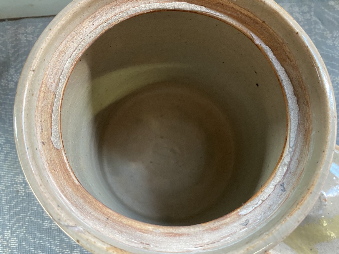 讃窯?水指 春夏秋冬 銘 讃▼京焼茶道具_画像9