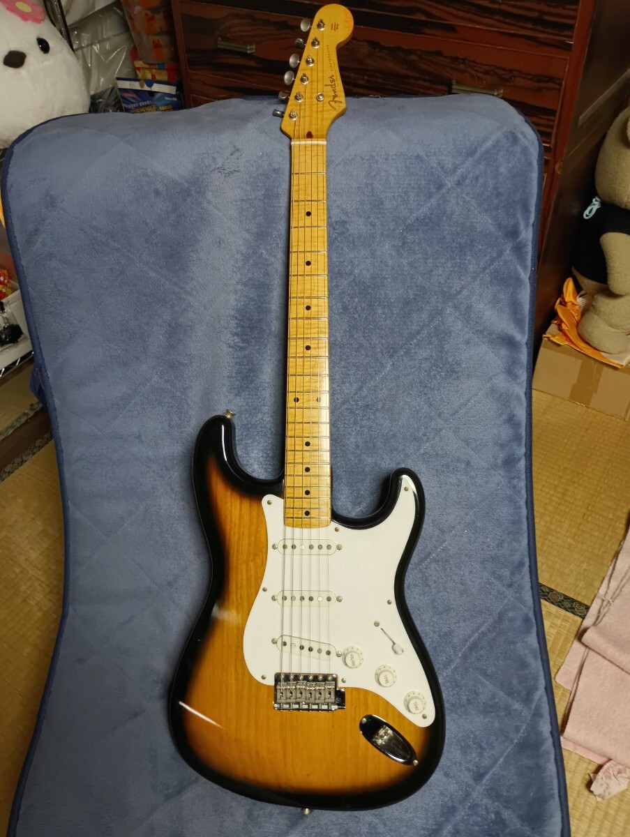 ジャパンフェンダーストラトキャスター ネックトラ目中古_画像2