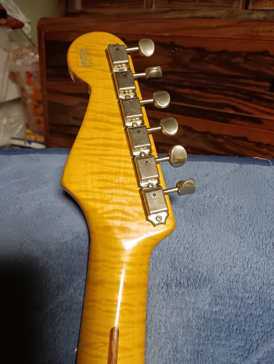 ジャパンフェンダーストラトキャスター ネックトラ目中古_画像7