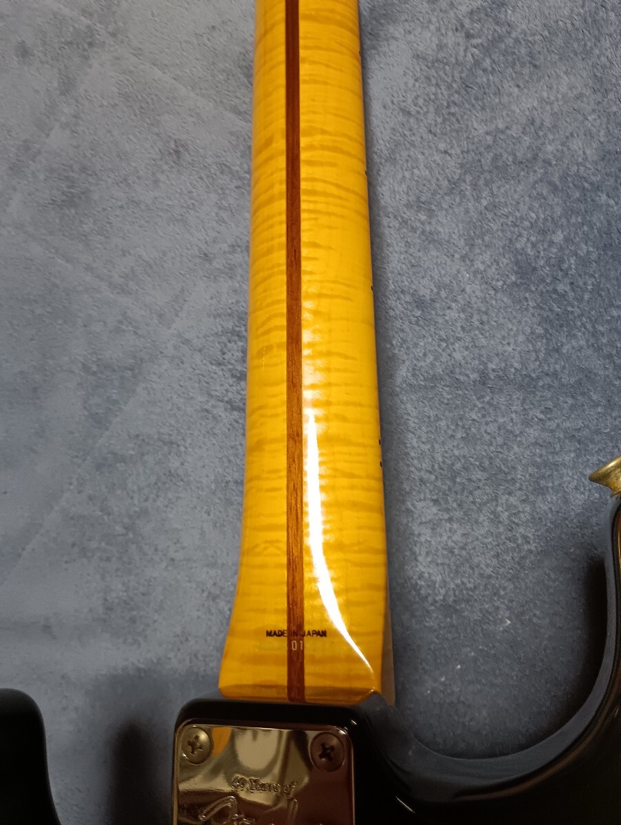 ジャパンフェンダーストラトキャスター ネックトラ目中古_画像8