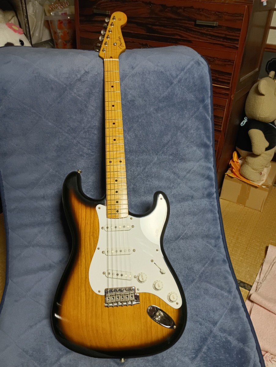 ジャパンフェンダーストラトキャスター ネックトラ目中古_画像9