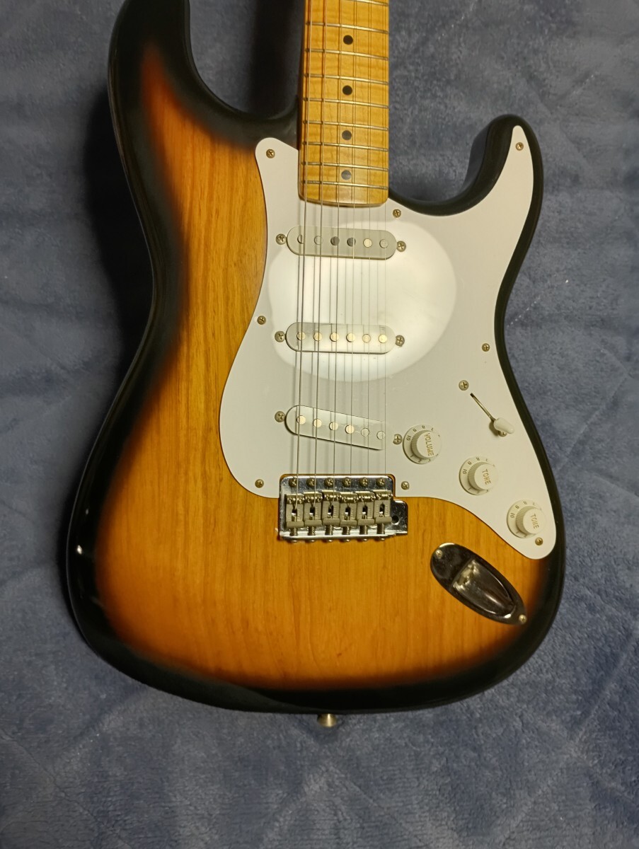 ジャパンフェンダーストラトキャスター ネックトラ目中古_画像10
