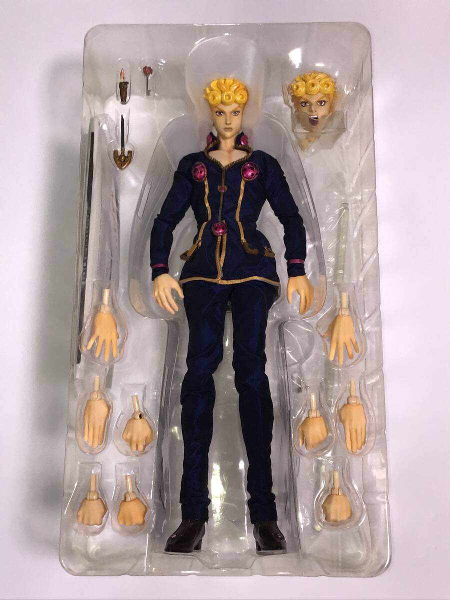 リアルアクションヒーローズ ジョジョの奇妙な冒険 第5部 黄金の風 ジョルノ・ジョバァーナ□開封済未使用品□JOJO 第五部 RAH フィギュア_画像3