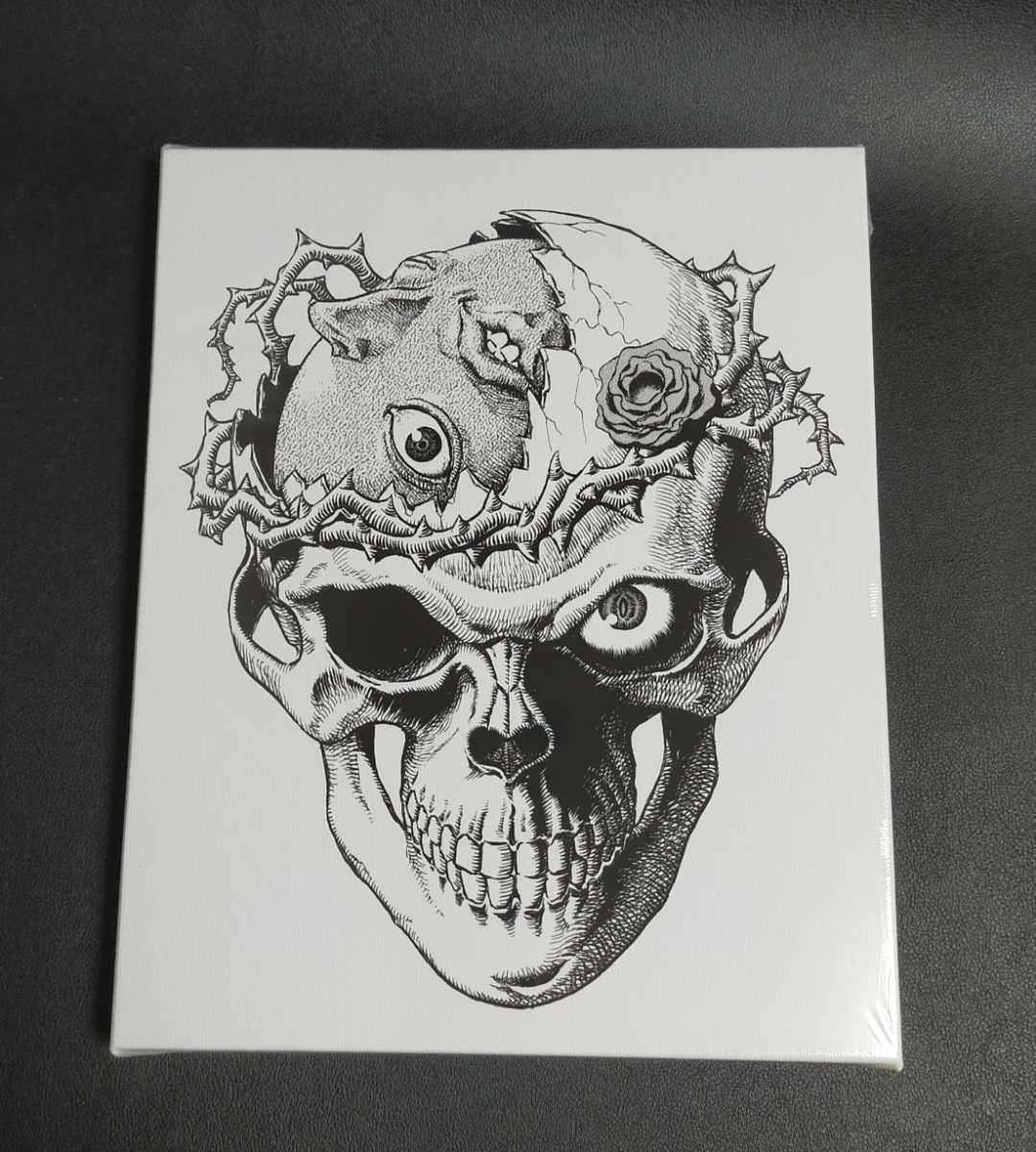 即決！大ベルセルク展 キャラファインボード 「髑髏」ベルセルク　シュリンク付き（220×273mm）原画展　グッズ_画像1