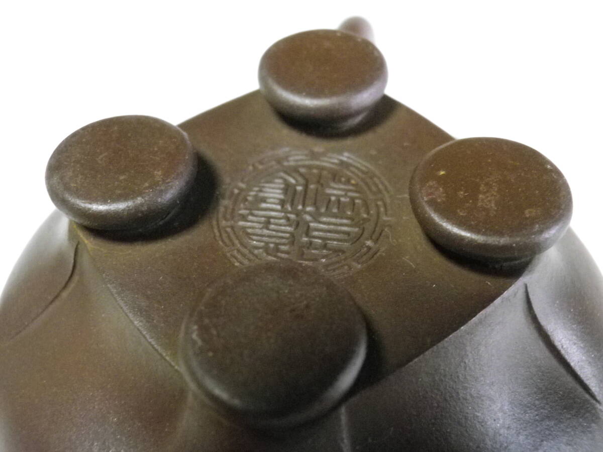 中国茶器 朱泥急須 象 長期保管品_画像8