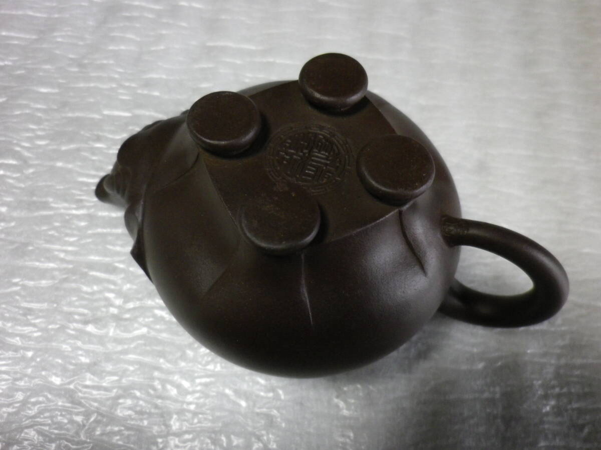 中国茶器 朱泥急須 象 長期保管品_画像7