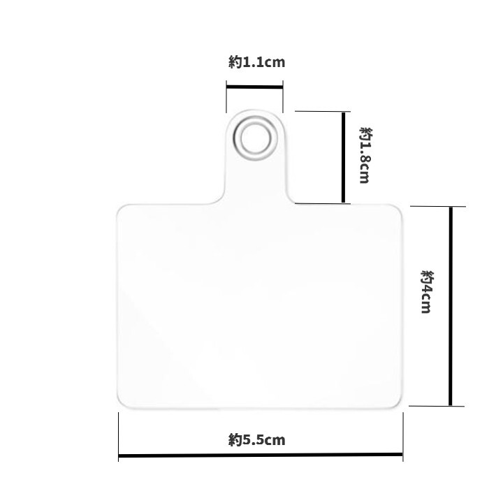 2枚セット ストラップホルダー スマホ iPhone 透明 クリア ショルダーストラップ ネックストラップ アイフォン 肩掛け 首掛け m1mO_画像4