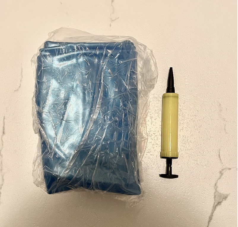 【ポンプ付】バランスボール 65cm ブルー ヨガ フィットネス 体幹 空気入れ トレーニング オフィスチェア ダイエット 筋トレ ジム y0tO_画像4