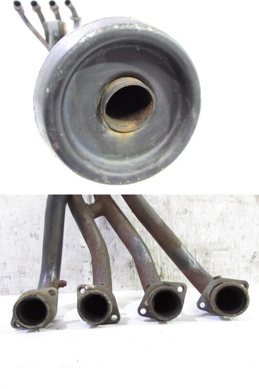 GSX250Sカタナ GJ76A 希少!! 純正 フルエキゾーストマフラー 刻印有 検※ GSX400S カタナ 刀 KATANA GSX750S 164C10_画像7