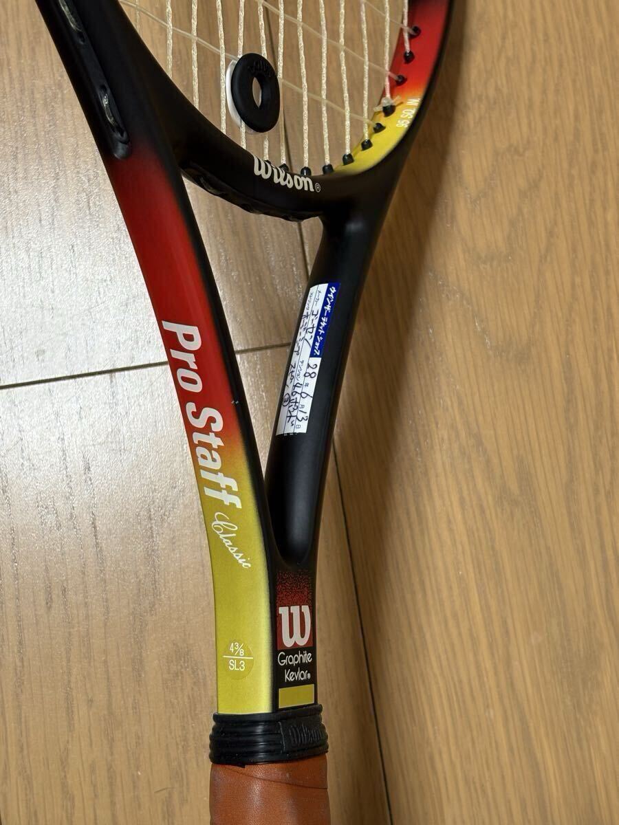 Wilson テニスラケット PROSTAFFクラシック95 エドバーグモデル_画像6